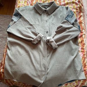 Embroidered Button Down